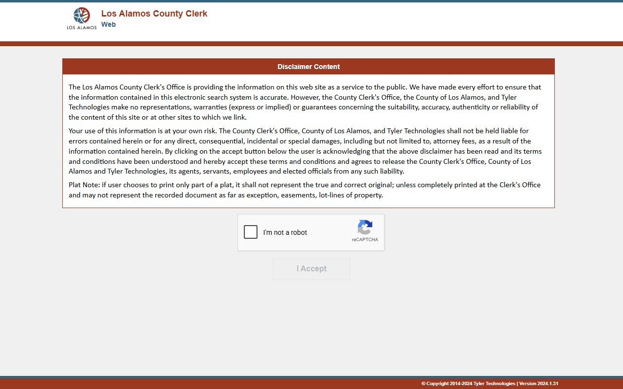 Los Alamos County court clerk records County Clerk Eagle Recorder portal distinction