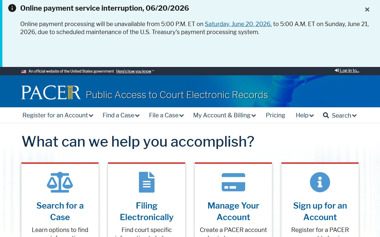 Los Alamos County court dockets PACER federal docket access