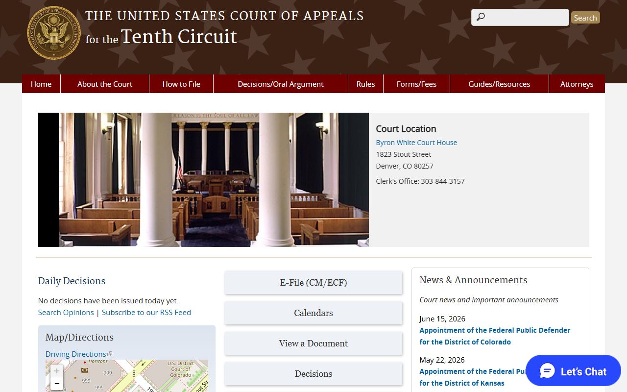 Los Alamos County traffic court records Tenth Circuit court access